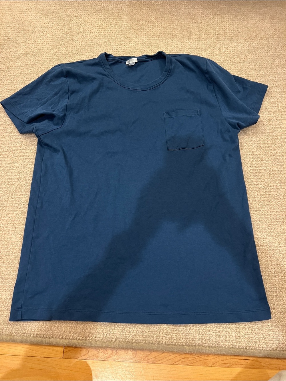 Men's Lake Navy Pocket Crewneck T-Shirt